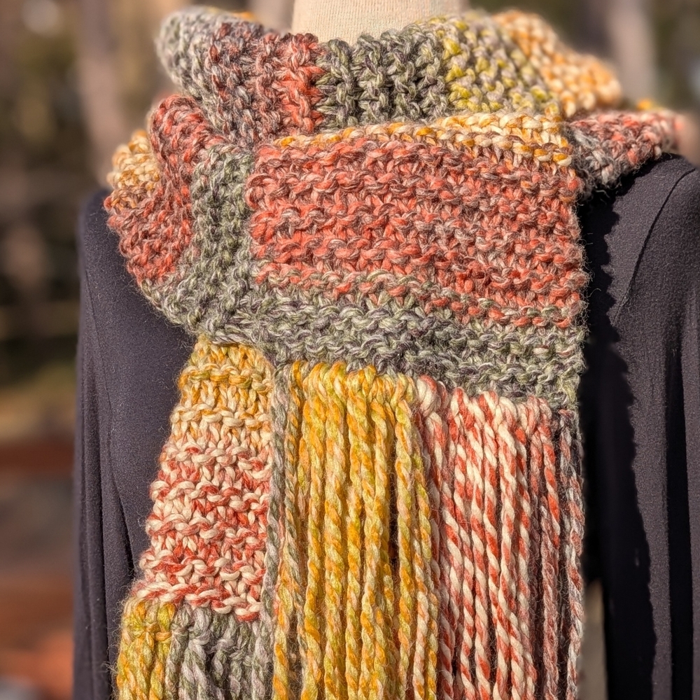 Handknit Winter Scarf
